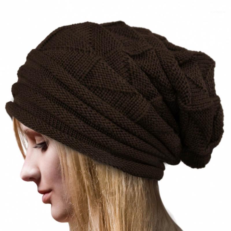 

Winter Hats for Woman Winter Crochet Hat Wool Knit Beanie Warm Caps Solid Cute Hat Ladies Casual Cap sombrero mujer 20191, Beige