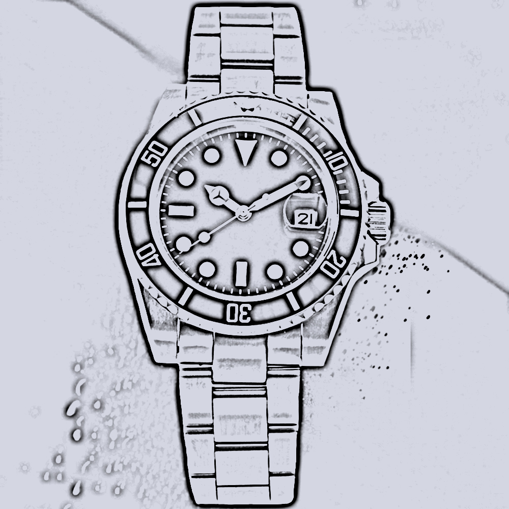 

U1 Factory Ro Hot Sale Wristwatches Sapphire Black Ceramic Bezel Stainless Steel 40mm Automatic Mechanical Movement Mens Watch Watches