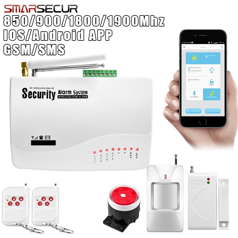 

Wireless GSM Burglar Alarm System Garage Detector Motion Sensor Detector Russia English Voice Security Protection Auto Dial DIY