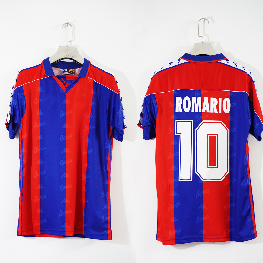 

Free shipping final 1992 93 94 95 home away romario vintage soccer jersey, Home red