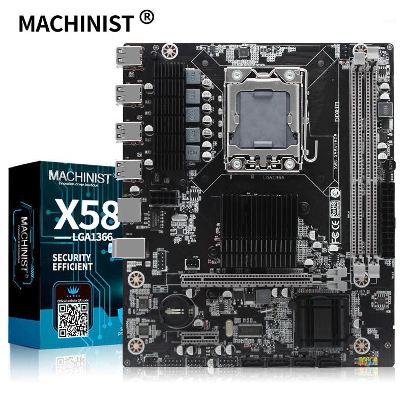 

MACHINIST X58 desktop motherboard LGA 1366 DDR3 REG ECC RAM memory support Xeon X5675 X5690 X5680 X5670 X58V1608 mainboard1