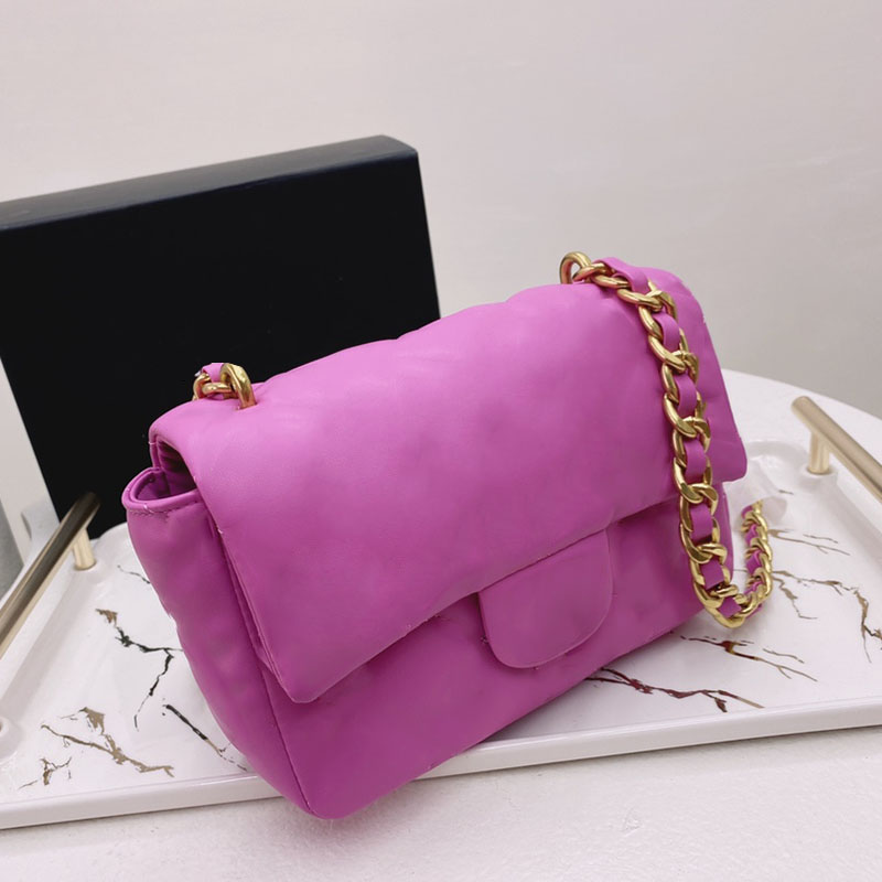 

Classic Mini Flap Square Designer Bags Quilted Matelasse Chain Cross Body Shoulder Famous Luxury Purse Cosmetic Large Capacity Outdoor Sacoche Handbags 20*14CM, Box