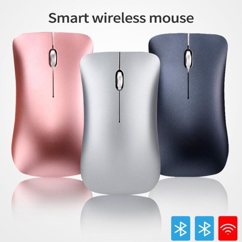 

BEESCLOVER Wireless Mouse Bluetooth 5.0+3.0+2.4G Three-mode Mute Rechargeable Mouse Ultra-thin Aluminum Wireless1