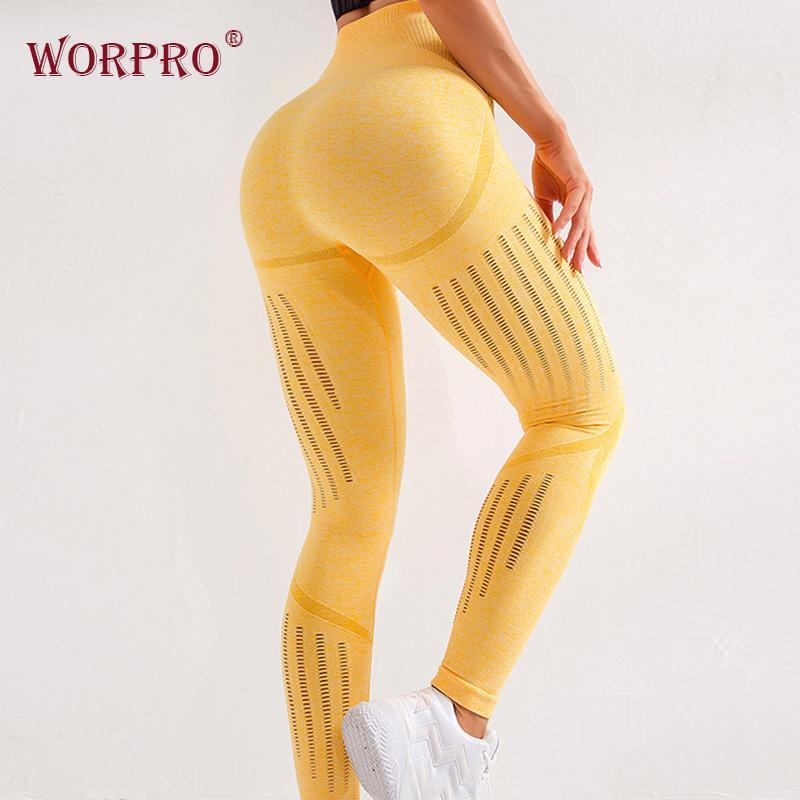 

gym sports leggings fitness women push up scrunch bum leggings winter yoga pants women high waist tights fitness slim long pants1, Green