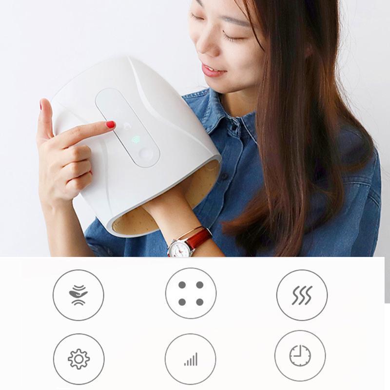 

Heated Hand Massager Physiotherapy Equipment Massage Device Apparatus for Palm Pressotherapy Air Compression Finger Massager1