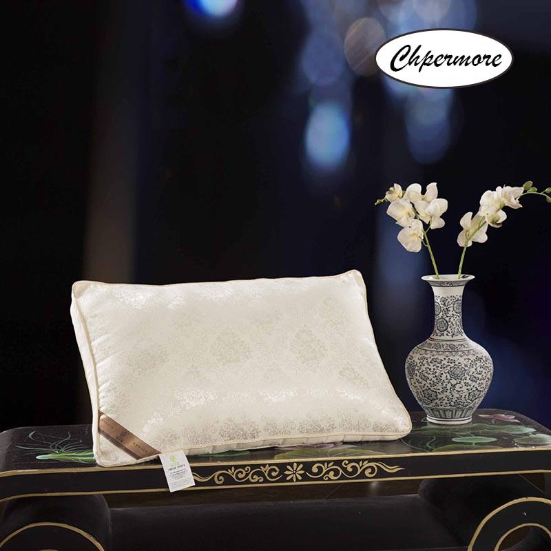 

Chpermore 100% Mulberry Silk Pillow Orthopedic Neck Pillows Sleeping Health Memory Pillow high quality Jacquard Cover