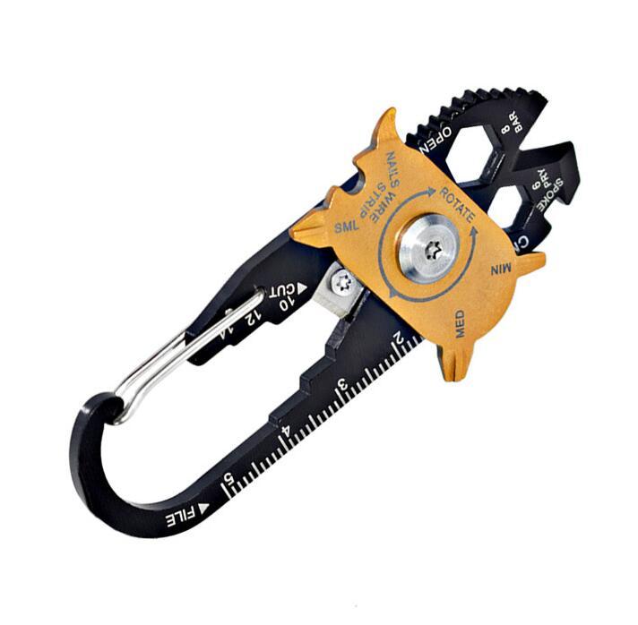 

MINI portable keychain 20 in hand tool set stainless multi functional multi tool set