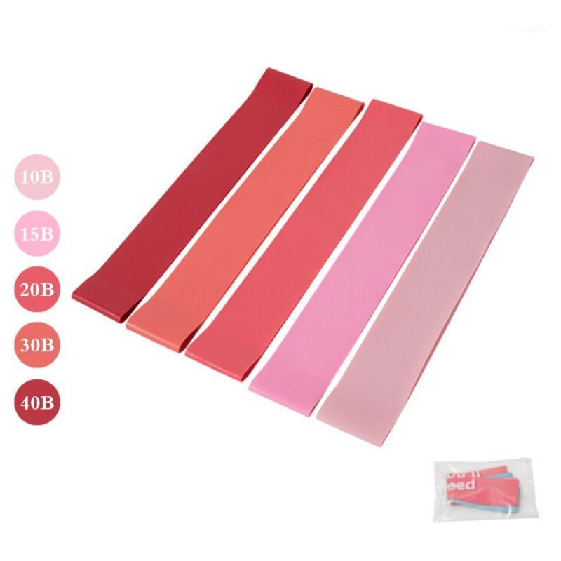 

5pcs/set Rubber Band Exercise Gym Strength Elastic Bands Yoga Resistance Bands1