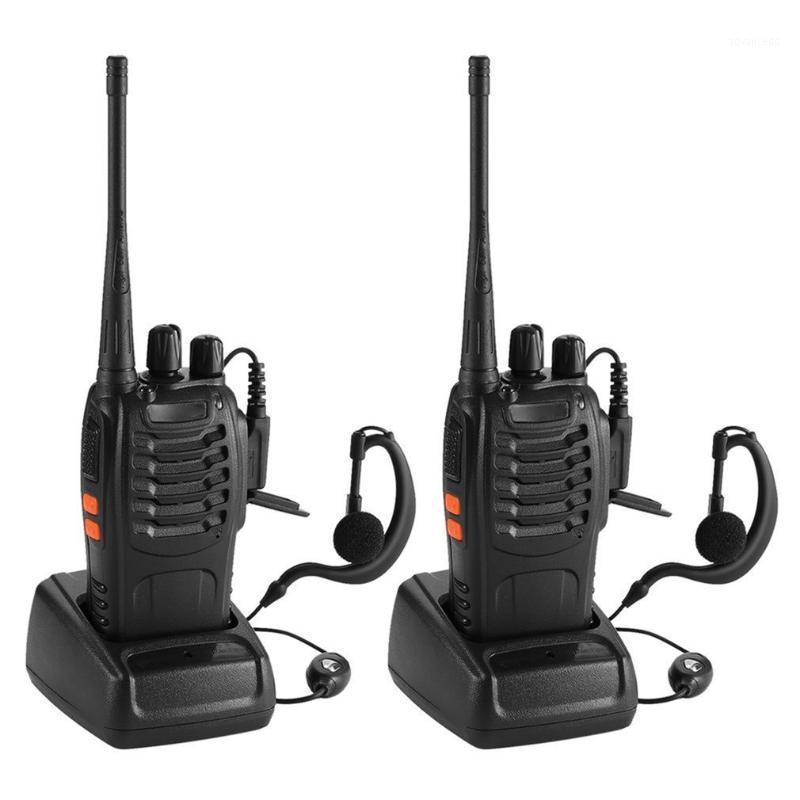 

2PCS Baofeng BF-888S UHF 400-470 MHz 2-Way Radio twee 16CH Walkie Talkie with Mic FM Transceiver DC Power1