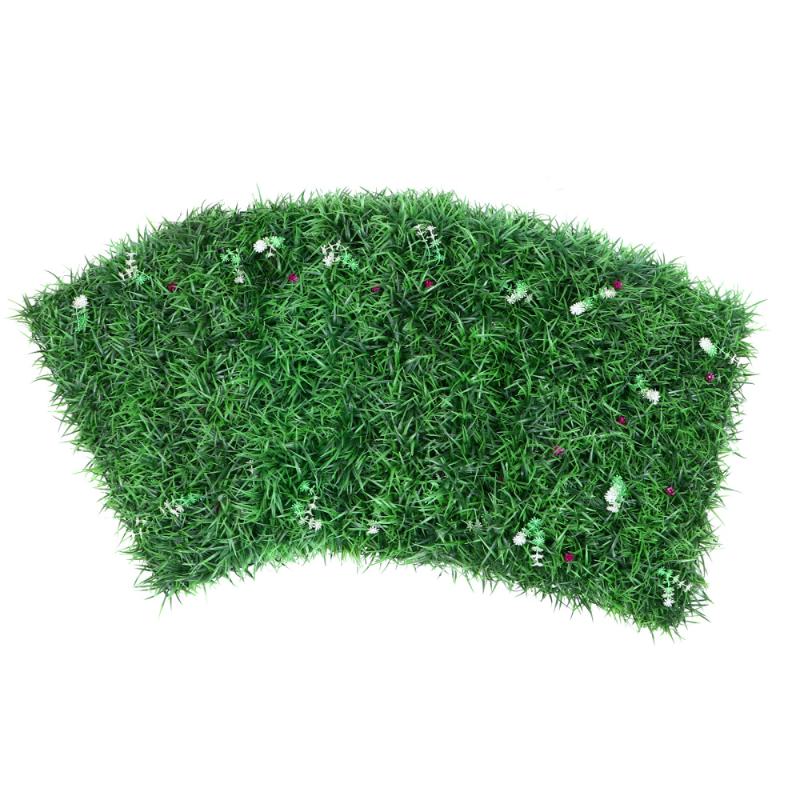 

8pcs Simulation Lawn Wall Decorative Leaf Plant Home Wall Decoration, Green
