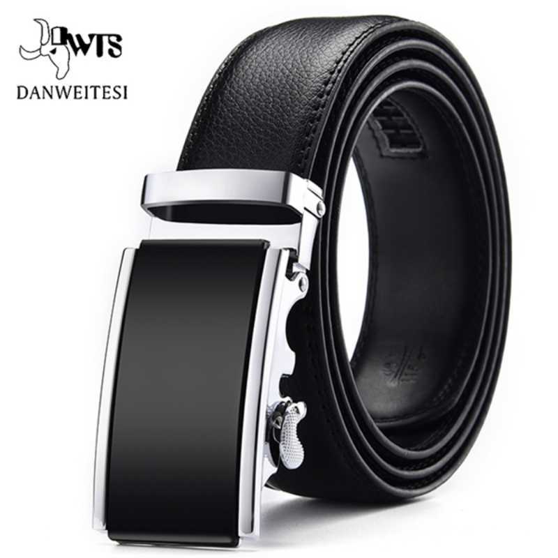 

[DWTS]Men Belt Male Genuine Leather Belt Men Strap Belts For Men Automatic Buckle Black Men's Belts Cummerbunds cinturon hombre 220104