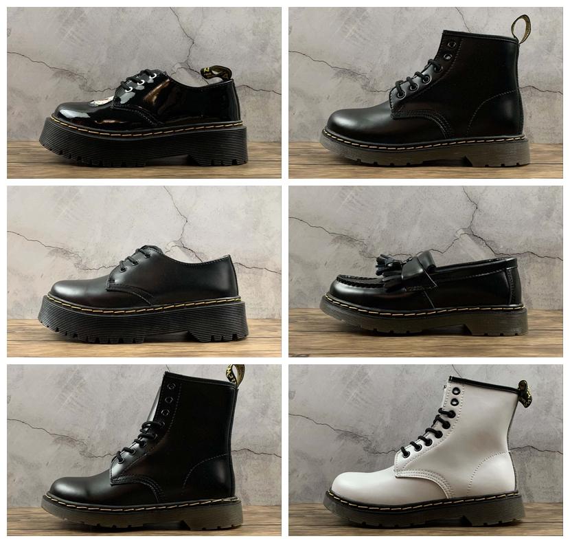 

Top quality Martin Boots 1461 Men Women Boots Black 1460 Sinclair Smooth Womens Leather Platform Boots size 35-46