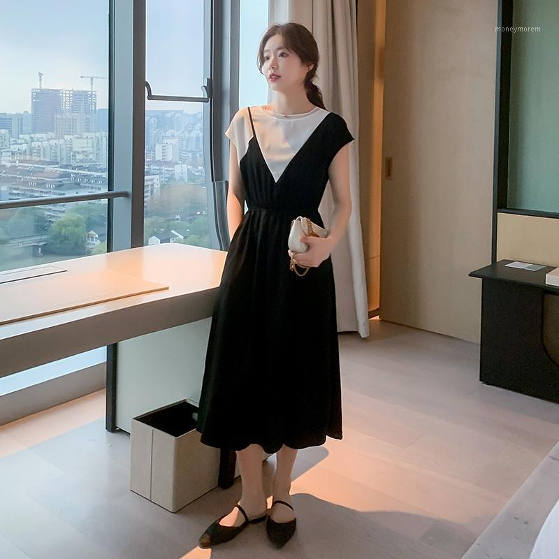 

Women Summer Vintage European Style Dress Roupas Femininas Robe Femme Fashion Women Clothes Black White Patchwork Dresses1, Bh3f 325 9026black