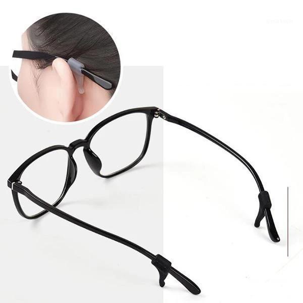 

Anti-Slip Comfort Glasses Retainers Newly Eyeglass Temple Tips Sleeve Retainer Silicone Anti-slip Holder Elastic Comfort Glasses1, Black