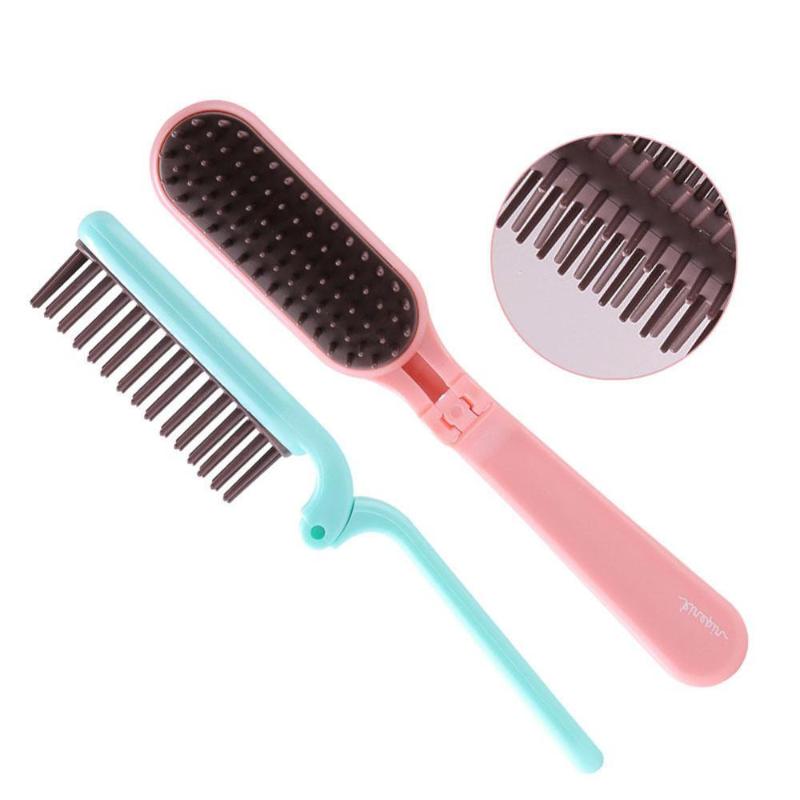 

Portable Folding Hair Brush Comb Collapsible Travel Scalp Massage Comb