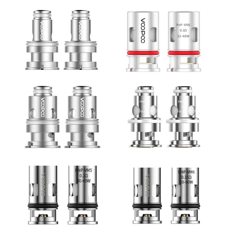 

Authentic VOOPOO PNP coils VM6 VM5 VM1 R1 R2 C1 Replacement Coils For voopoo starter Kits DHL Free