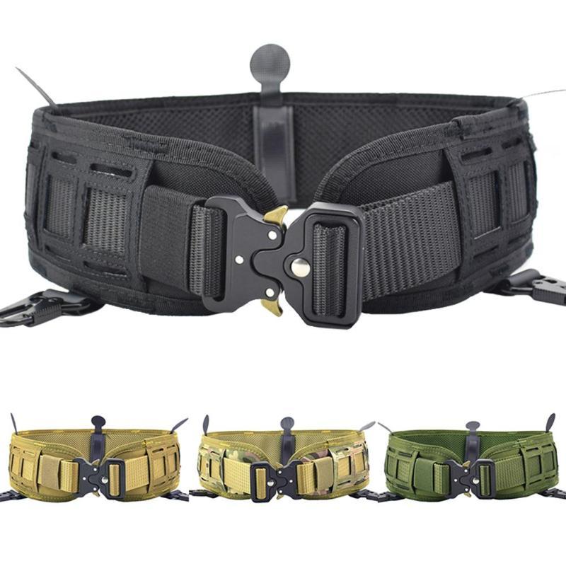 

Outdoor Training Hunting Molle Army Gear Wide Waist Belt Set Outdoor Sports Accessories, Cp camouflage