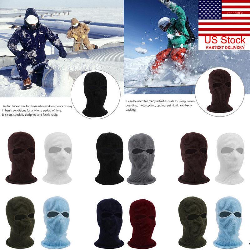 

Novelty 2Holes Winter Warm Full Face Cover Knit Ski Mask Hat Shield Beanie Cap Aliens Full Mask Creative Outdoor Windproof Masks1