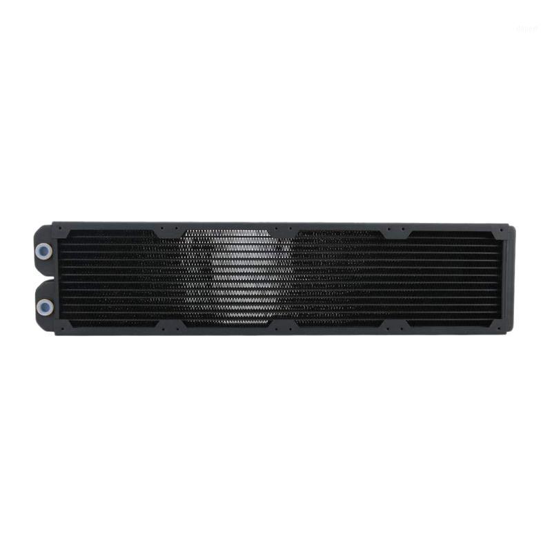 

FREEZEMOD TSRP-TW480 480mm Computer Water Cooling Copper Radiator 14 Flat Tube Single Layer Copper Fin for 12cm Fan1