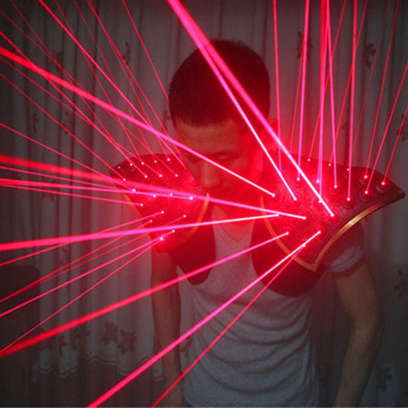 

Free shipping Red Laser Suit, LED Vest, Luminous Waistcoat Laser Gloves Glasses For Show