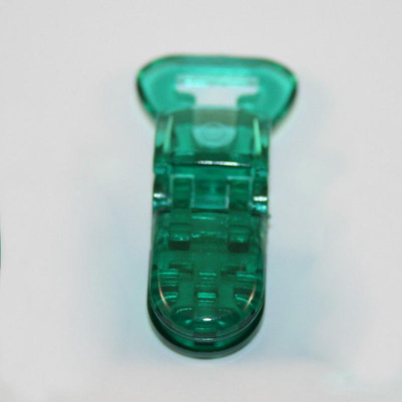 

10pcs Badges Eco-friendly Fall Prevention Baby Feeding Dummy Plastic RFID Blocking Transparent T-clip Style PC T-shaped Mini