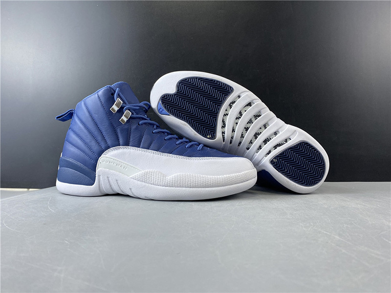 

12 Indigo Stone Blue Legend Blue men basketball shoes Jumpman 12s high quality Men sports sneakers 130690-404 with box