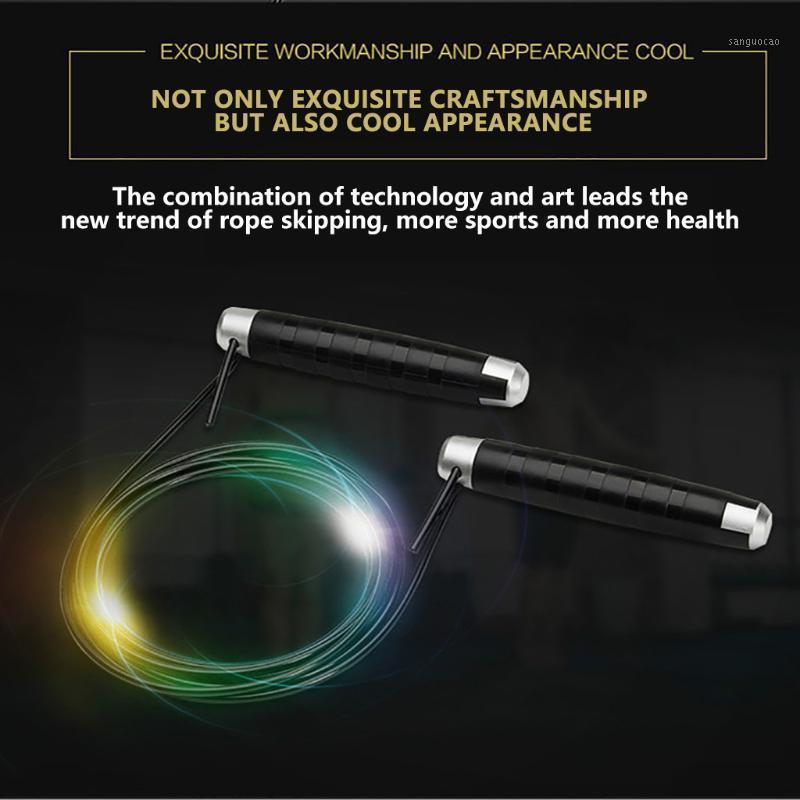 

3m Rope skipping Aerobic Exercise Boxing Skipp Jump Rope Adjustable Bearing Speed Fitness Traine Wire Calories Workout1
