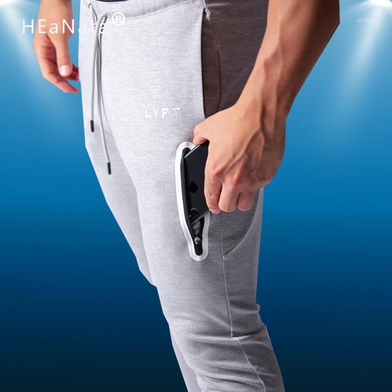 

Men Sports Running Pants Pockets Athletic Soccer Pant Training Bodybuilding Pants Legging jogging Gym Trousers Zipper Joggers1, Black