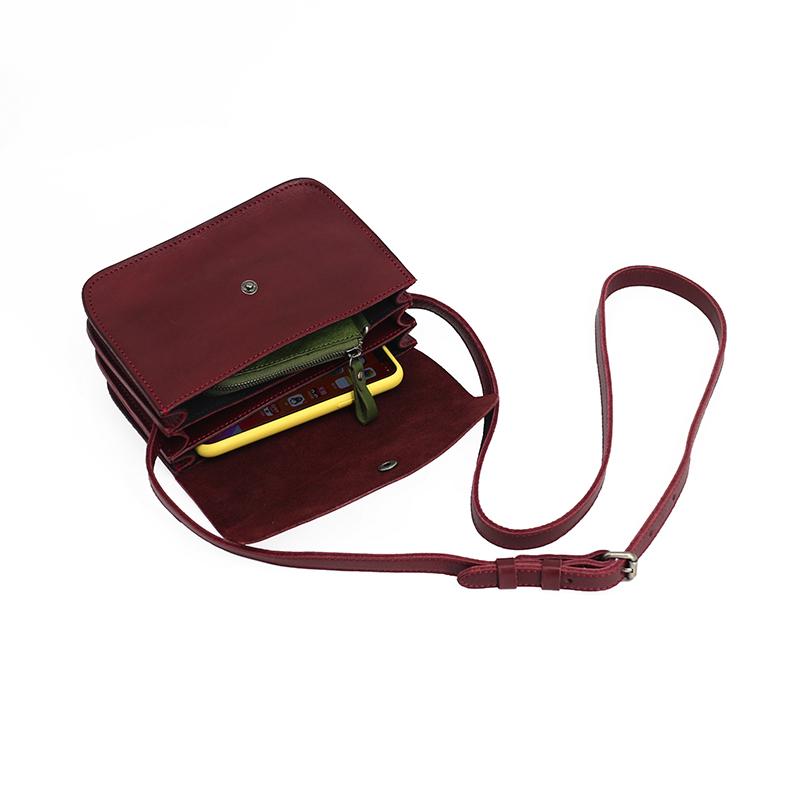 

HBP bag Leisure women wallet genuine leather wallets for men card holders purse free C6133, Burgundy