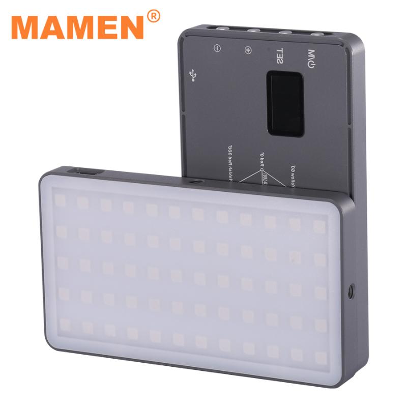 

NEW RGB Photography Lighting Mini Video 72 LEDs Light Fill Light Built-in 4000mhA Battery for Phone Camera Shooting Studio