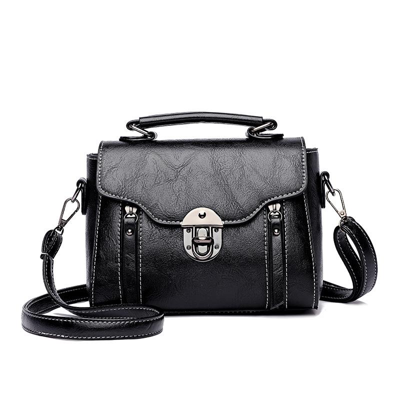 

Luxury Handbags Women Bags small Messenger bag PU Leather Crossbody Bag for Women tote 2021 Designers Shoulder, Black