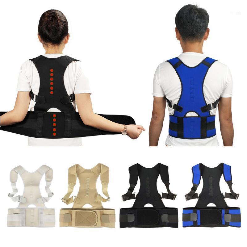 

Women Men Posture Corrector Brace Full Back Support Clavicle Shoulder Belt Body Adjustable Back Support Brace Straightener1