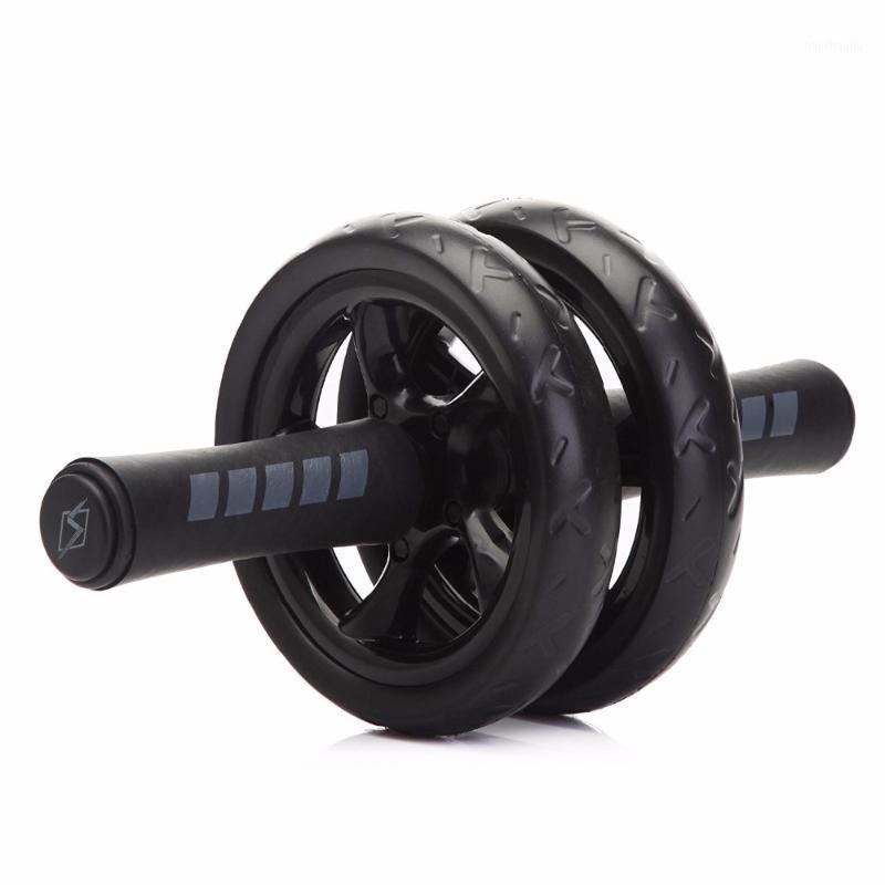 

Mute Double-Wheel Abdominal Abs Exercise Muscle Trainer Exercise Equipment Ab Wheel Durable Gym Equipment Abdominal Muscle1, Black