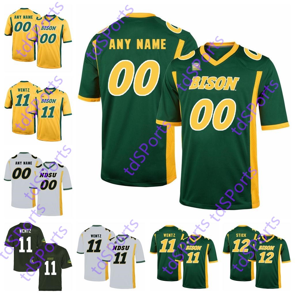 

NDSU Bison Jerseys Lance Dunn Jersey Dimitri Williams Adam Cofield Ty Brooks North Dakota State College Football Jerseys Custom Stitched, As shown in illustration