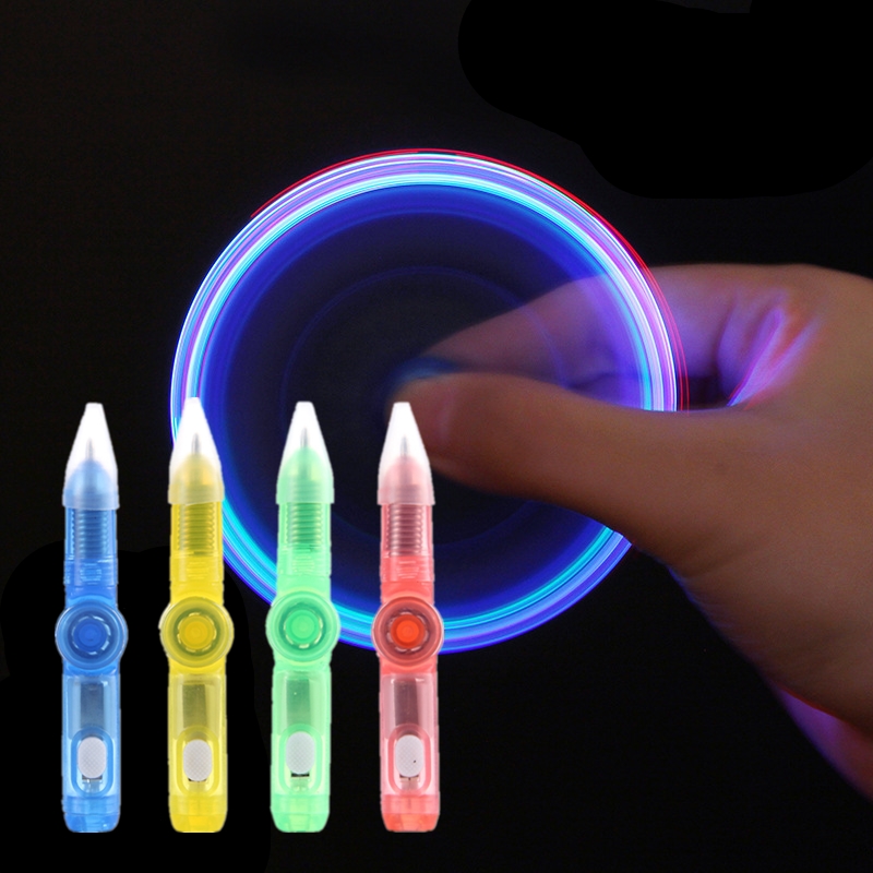 

Toys & Gifts Fidget Spinner Light Combo Creative Invisible Glow Ink Pen Magic Fingertip Top Gyro Spinning Top Stress Relief