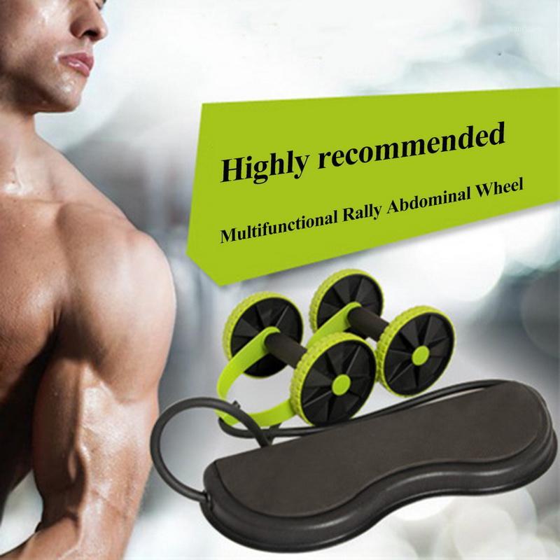 

Ab Roller Wheel with Mat Abdominal Trainer Wheel Arm Waist Leg Exercise Multi-functional Fitness Equipment Exercise1, Black