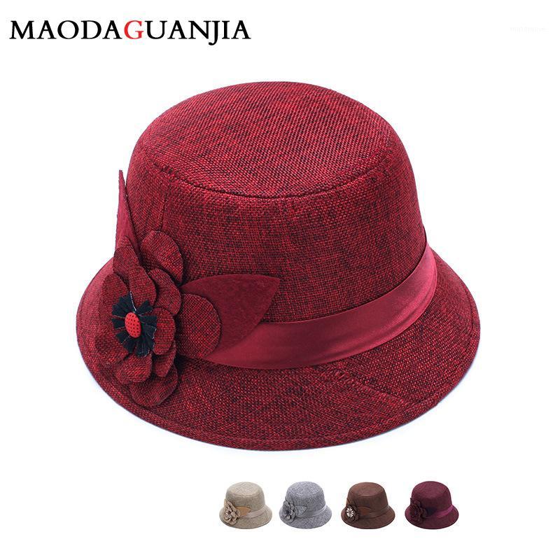 

Fashion Women Cap Outdoor Shade Flax Flower Shade Cap Waterproof Sun Hat Protection Top Fold Hat Party Wedding1