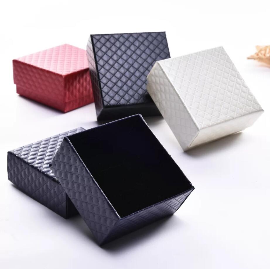 

Jewelry Packaging Box High-end Simple Bracelet Ring Brooch Necklace Gift Box, Black;white