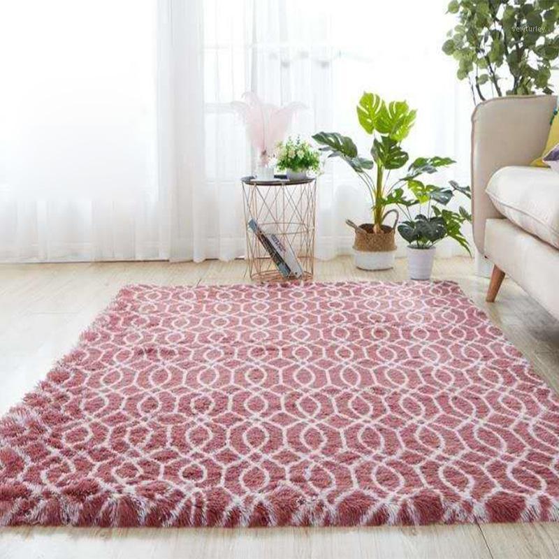

Modern Simple Tie-Dye Plush Carpet Home Living Room Floor Mat Balcony Mat Non-slip Rug TB Sale1, C 40x60cm