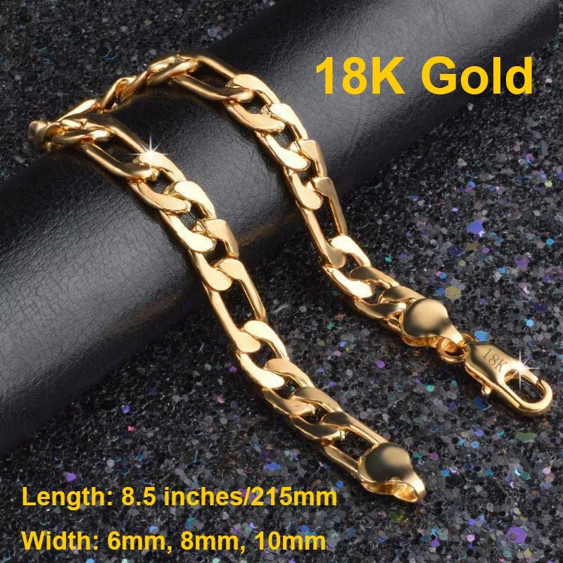 

Men's Stainless Steel Bracelet Gold Plated Cuban Chain Bracelet Hip Hop Jewelry Fashion Party Male Jewelry Accessories