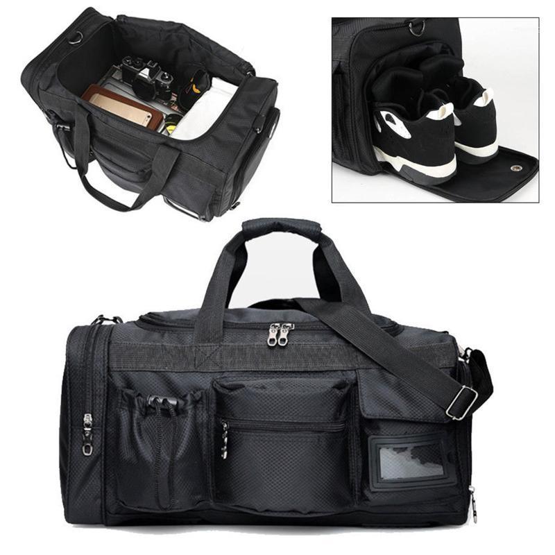

Multifunction Travel Duffle Bags Luggage Bag Training Gym Bag Canvas Large Capacity Handbag Men Women Outdoor Weekend Sport1, As pic