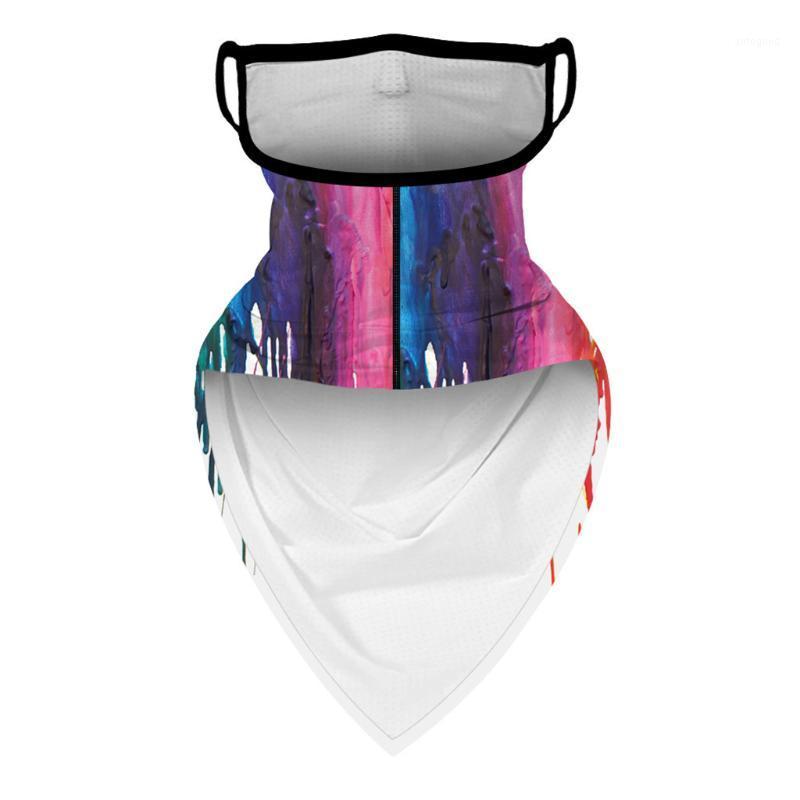 

Scarves Outdoor Print Seamless Ear Sports Scarf Neck Tube Face Dust Riding Mask Bandanas Turban Hand Band Magic Cycling1