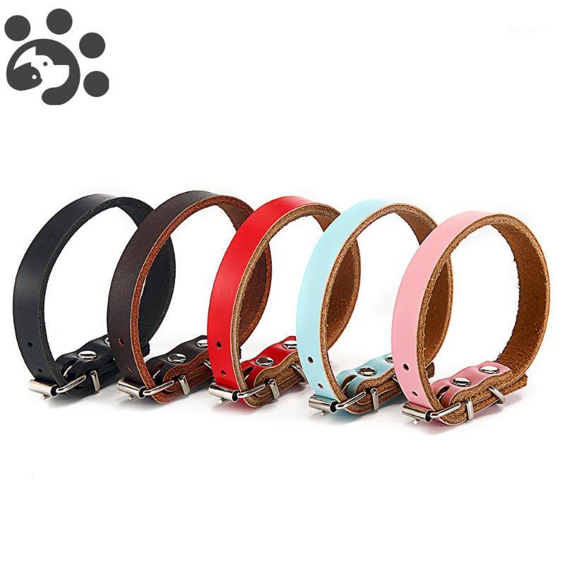 

Leather Dog Collar Adjustable for Cats Necklace Collar for Small Large Dogs Outdoor Puppy Training Dog Accessories MP00611