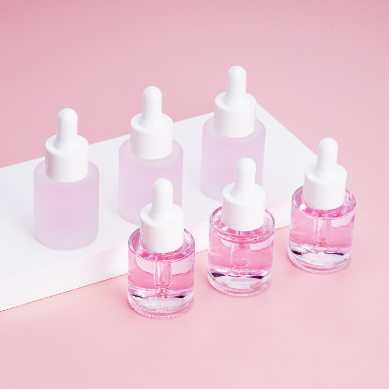 

20ml Flat shoulder Glass Essential Oil Perfume Bottles e Liquid Bottles Reagent Pipette Dropper Aromatherapy Bottle Wholesale FFD3803