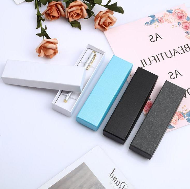 

Fashion Pen Display Packaging Box Pen Gift Jewelry Packing Case Hard Cardboard Paper Gift Box Wholesale1