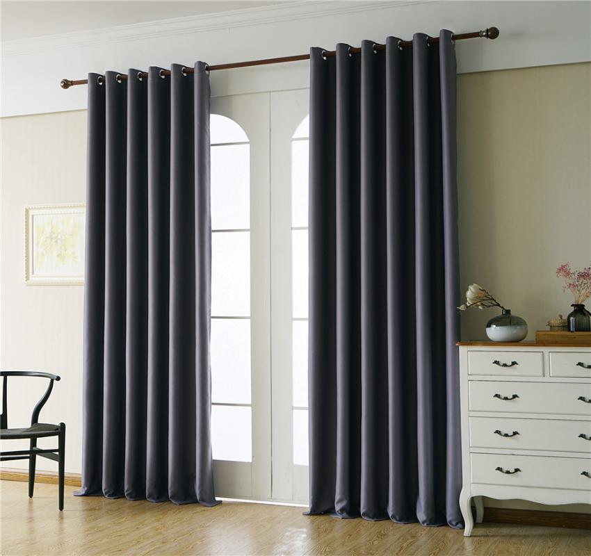 

Modern Blackout Curtains Window For Living Room Thick Curtain For Bedroom High Shading Drapes Blinds Kitchen Curtains Custom, White tulle