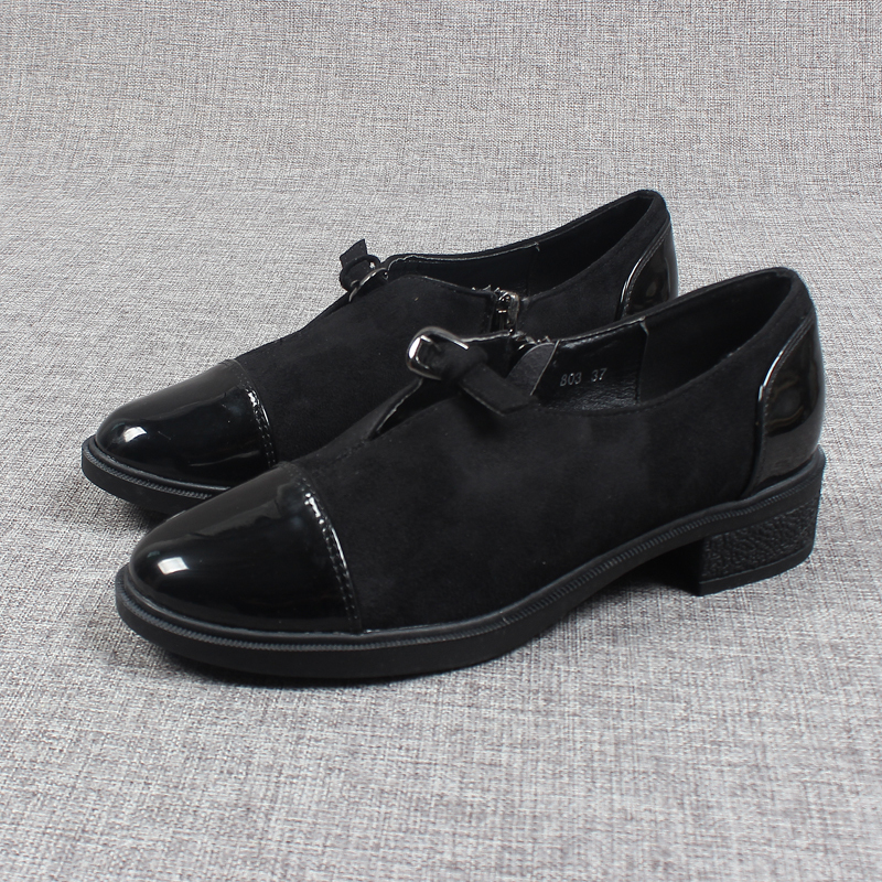 

2021 The New Woman Women's Shoes Shose Toe Female Oxfords Elegant Fall I83x, Red