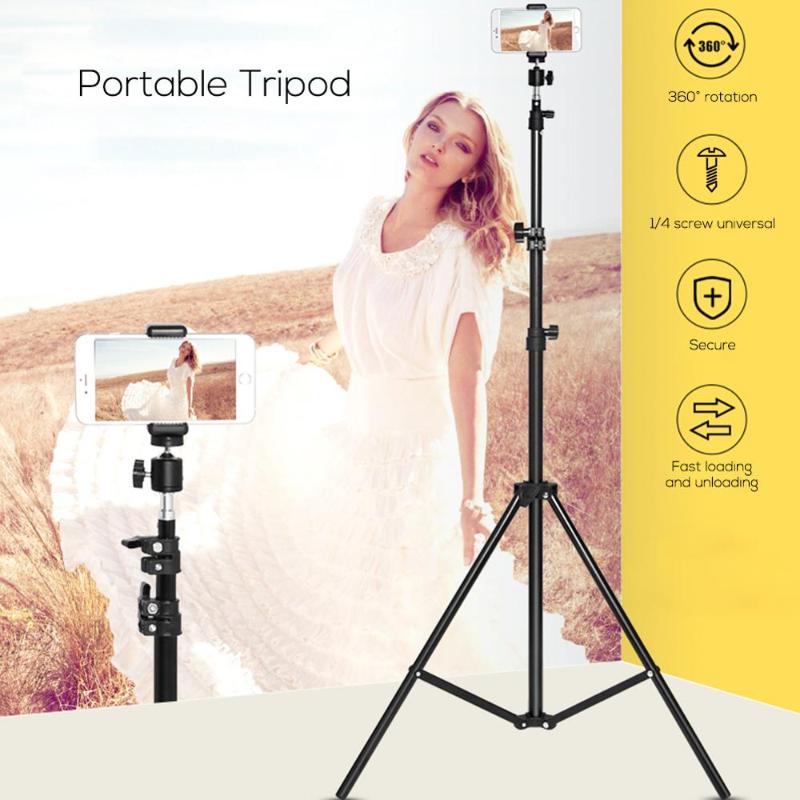 

Portable Tripod Ring Light Bracket For Phone Live for Youtube Camera DSLR Stick Stand Monopod Cam Box Photo Holder Table Tripod