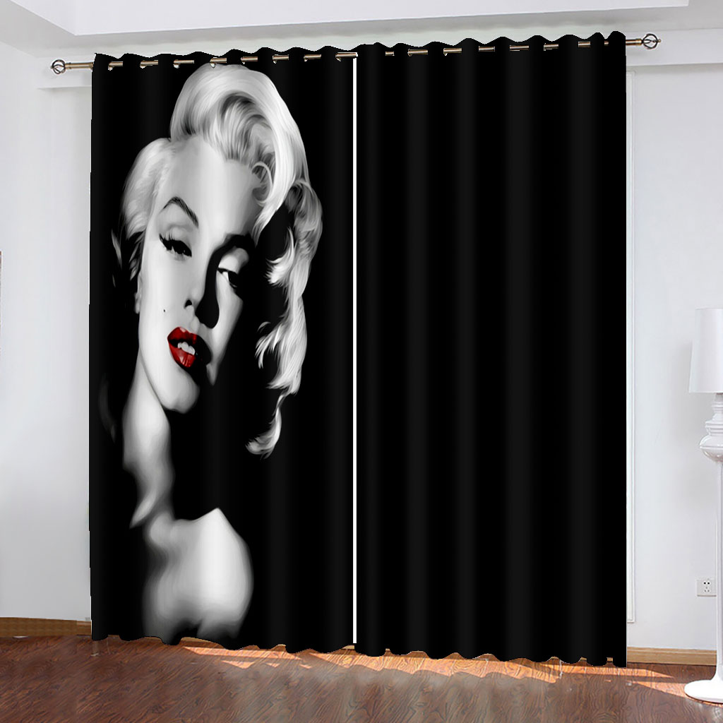 

Luxury Blackout 3D Window Curtains For Living Room romantic beauty curyains soundproof windproof curtains, As show