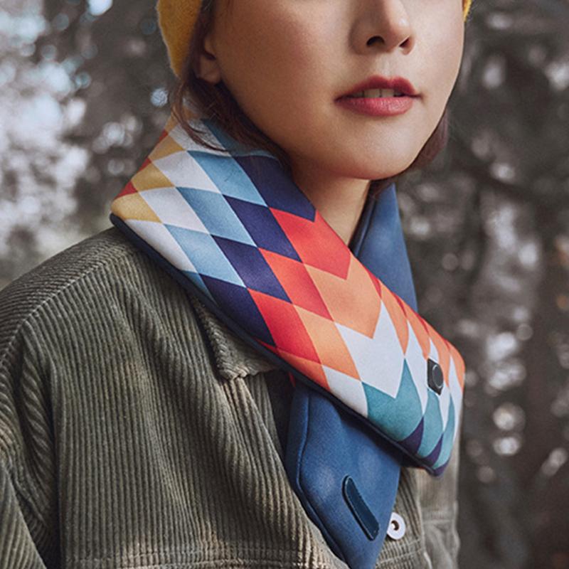 

USB Smart Self Heating Scarf Neck Protection Winter Electric Heating Cold Resistance Warm Scarf Unisex H9